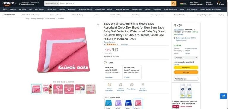 Ecommerce Portfolio 2