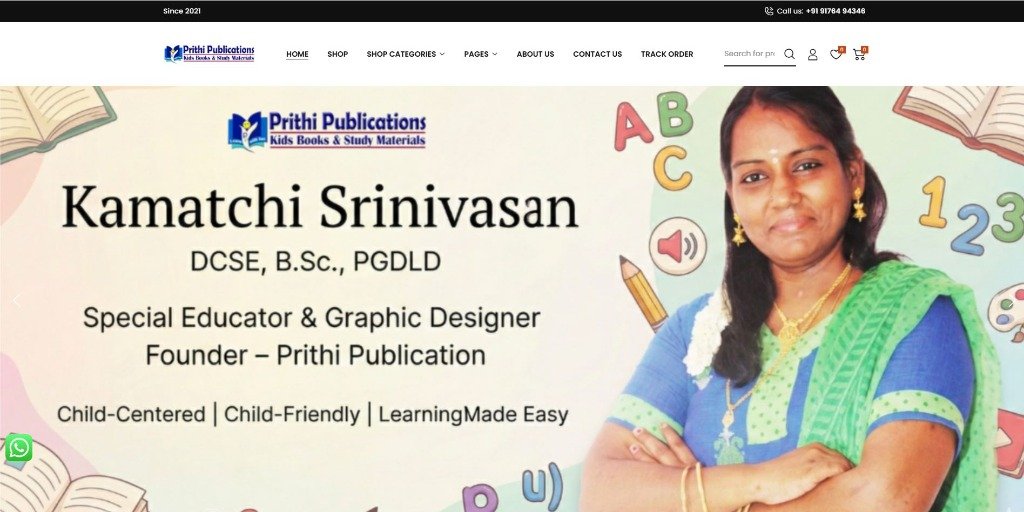 Prithi Publications Website